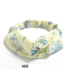 Women's Satin elastic cross headband geranium European and American hair accessories