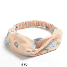 Women's Satin elastic cross headband geranium European and American hair accessories