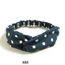 Women's Satin elastic cross headband geranium European and American hair accessories
