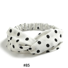 Women's Satin elastic cross headband geranium European and American hair accessories