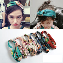 Women's Satin elastic cross headband geranium European and American hair accessories
