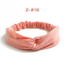 Women's Satin elastic cross headband geranium European and American hair accessories